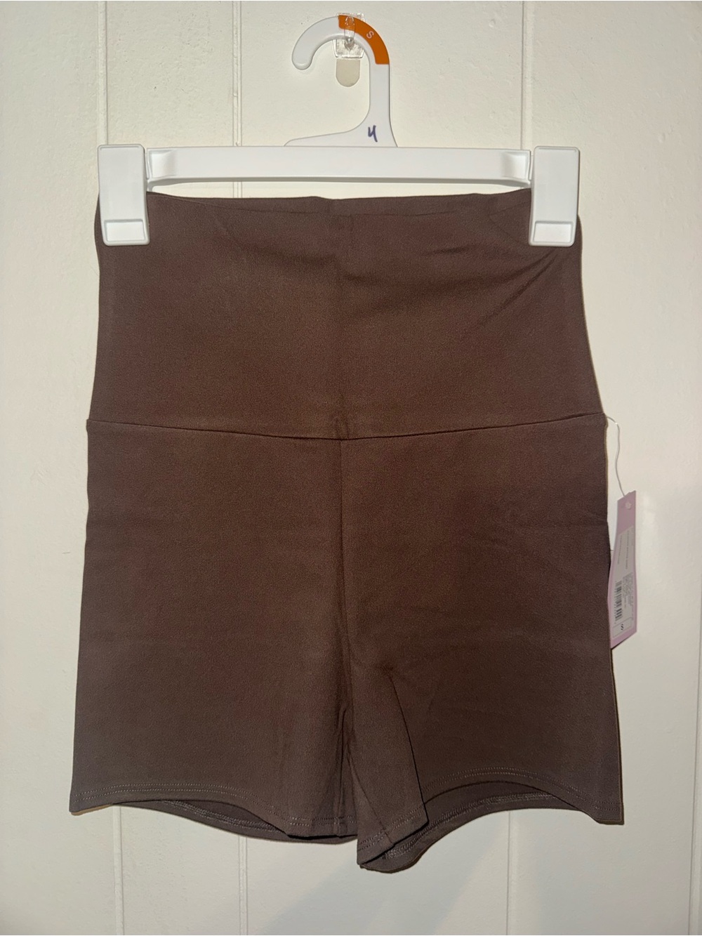 wild fable Brown High-Waist Bike Shorts